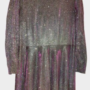 فستان سواريه بنفسجي بيلمع