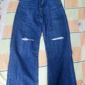 بنلون جينز wide leg ماركة dott jeans