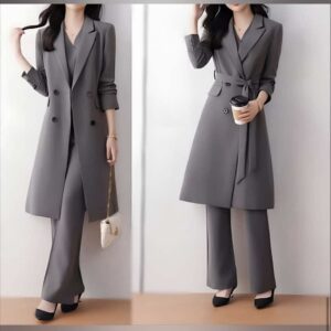 بدله فورمال شيك رمادى