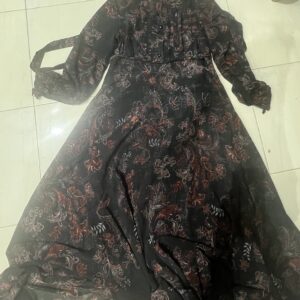 فستان شيفون اسود