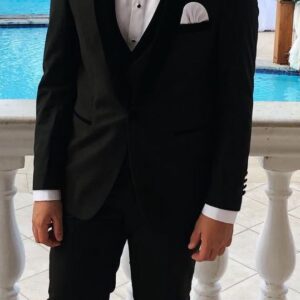 بدلة بن سليمان كاملة للبيع (لبسة واحدة)