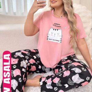 بيجامة قطة تلبس من ٥٠ ل ١٠٠ كيلو