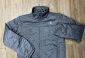 The North Face silver jacket