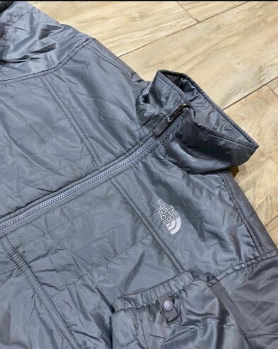 The North Face silver jacket