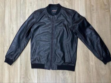 Superdry Real lamb skin leather