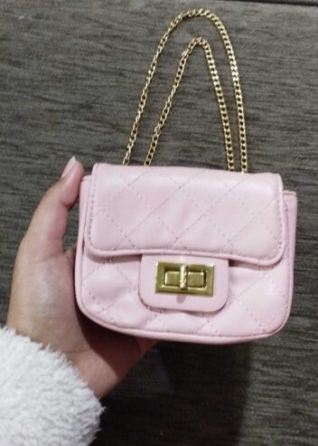 Pink wallet/mini bag
