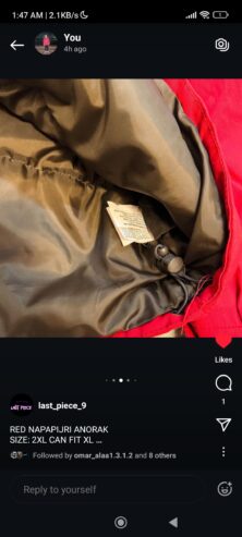 Napapijri jacket red