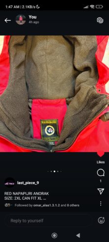 Napapijri jacket red