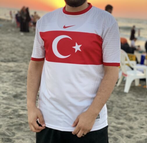 تيشيرت منتخب تركيا الأبيض 2020 مقاس xxl