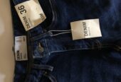 Blue Slim Fit Jeans, Bershka