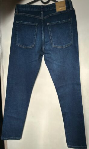 Blue Slim Fit Jeans, Bershka
