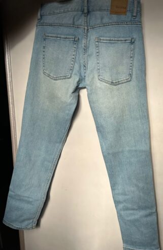 Light Blue Slim Fit Jeans, Bershka