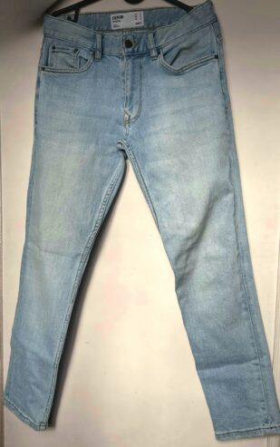 Light Blue Slim Fit Jeans, Bershka