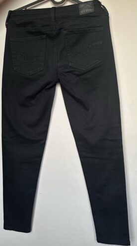 Black Low Rise Stretch Jeans, American Eagle